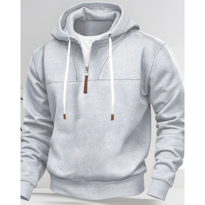 Herren Pulli | Halb-Zip Pullover | Warmer Casual Hoodie