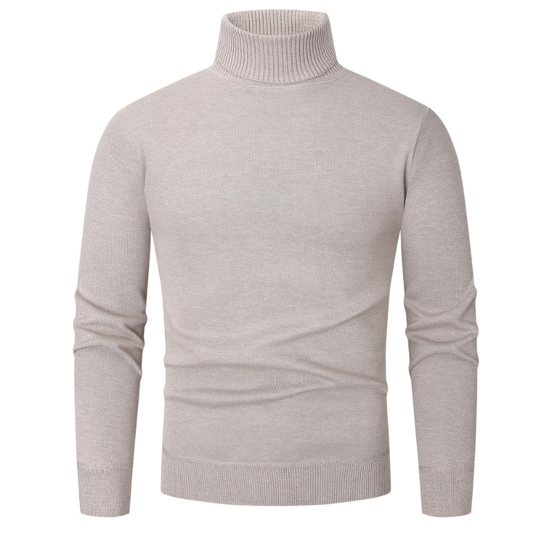 Rollkragenpullover herren | Schlanke Passform | Klassischer Pullover
