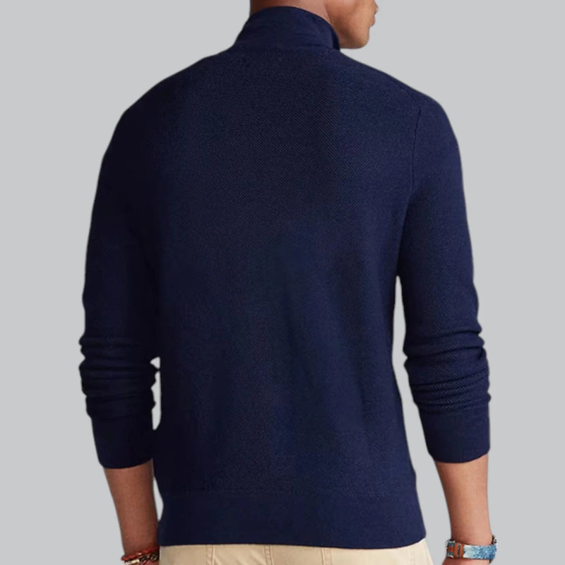 Cardigan Herren | Warmer Strickpullover | Pullover Mit Reißverschluss