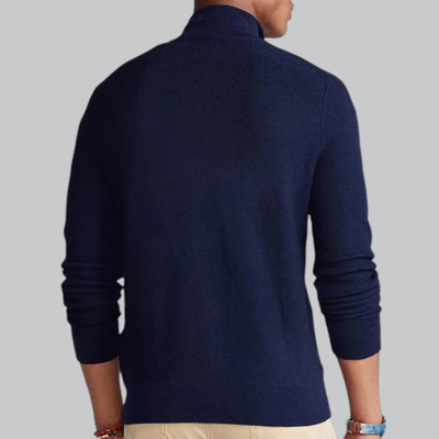 Cardigan Herren | Warmer Strickpullover | Pullover Mit Reißverschluss
