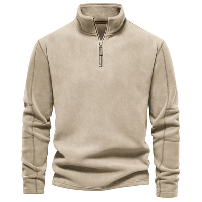 Herren Pulli | Pullover mit Halb-Zip | Warmer Outdoor Style