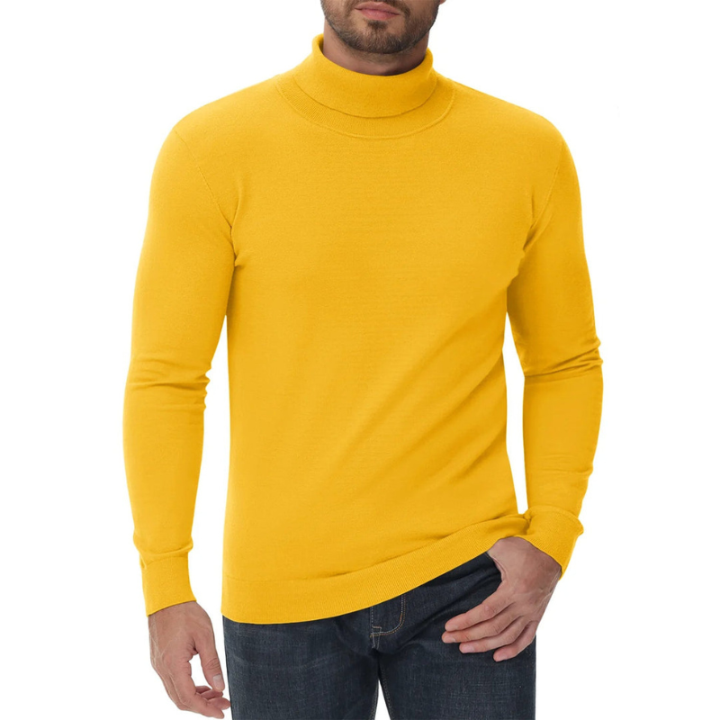 Rollkragenpullover Herren | Klassischer Pullover | Casual Kleider