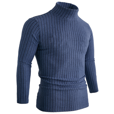 Rollkragenpullover Herren | Eleganter Pullover Herren | Schmale Passform