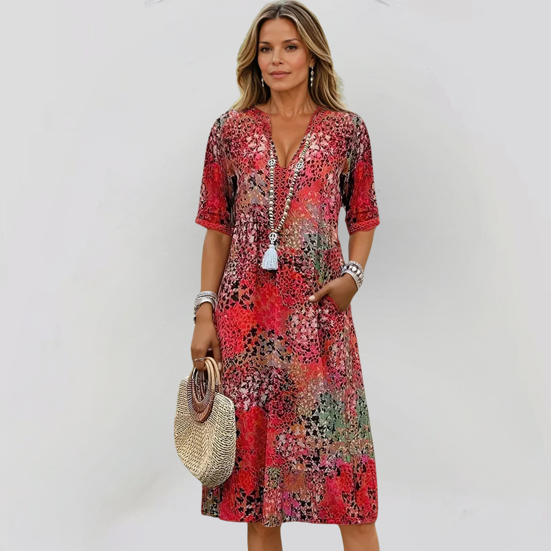 FRANCESCA  | Lebhaftes Sommerkleid