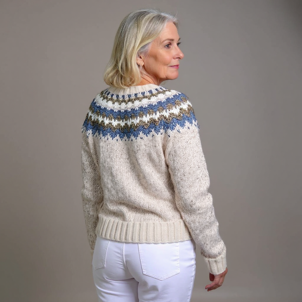 Tea | Vintage Isländische Strickjacke
