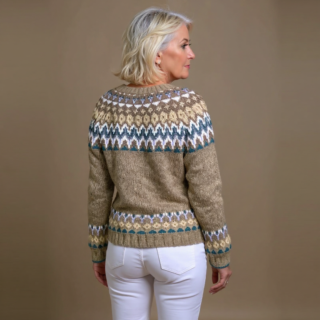 Bettina | Vintage Isländische Strickjacke