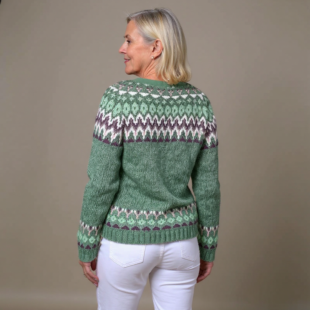 Helena | Vintage Isländische Strickjacke