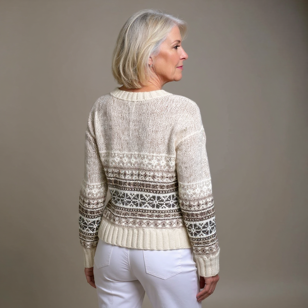 Lotte | Vintage Isländische Strickjacke