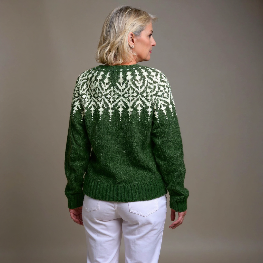 Janine | Vintage Isländische Strickjacke