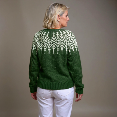 Janine | Vintage Isländische Strickjacke
