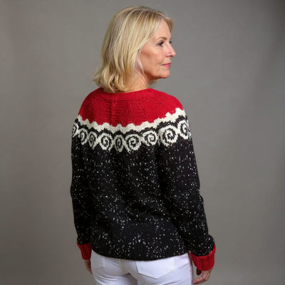 Lulu | Vintage Isländische Strickjacke