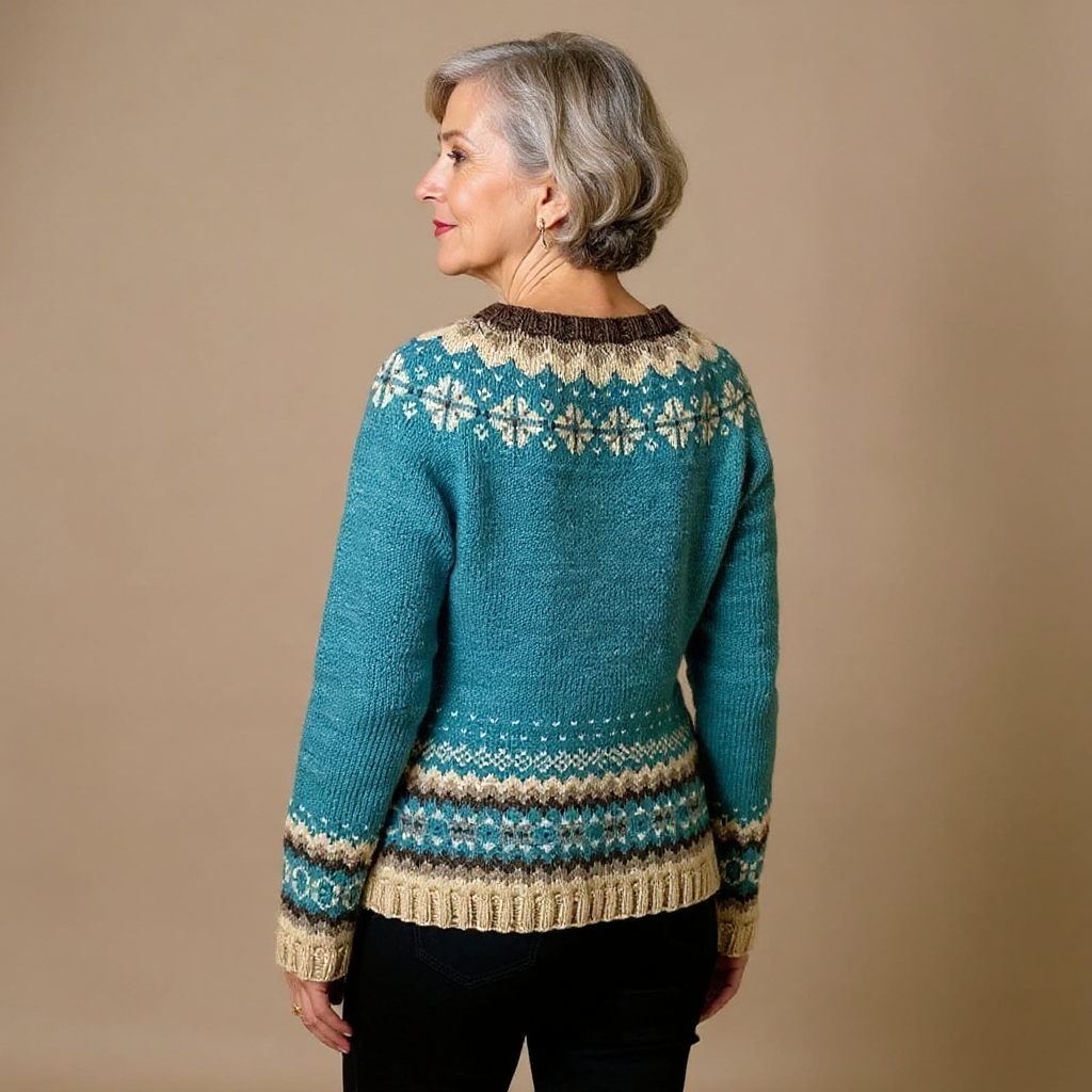 Carleigh | Vintage Island-Strickjacke