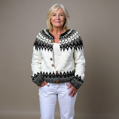 Alexa | Vintage Isländische Strickjacke