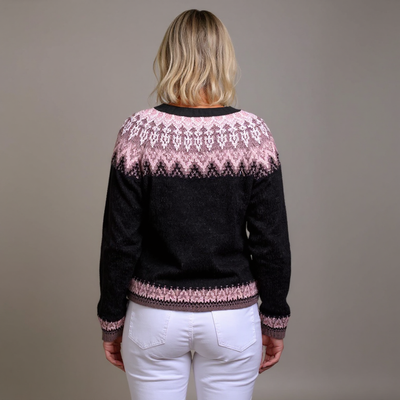Daniela | Vintage Isländische Strickjacke