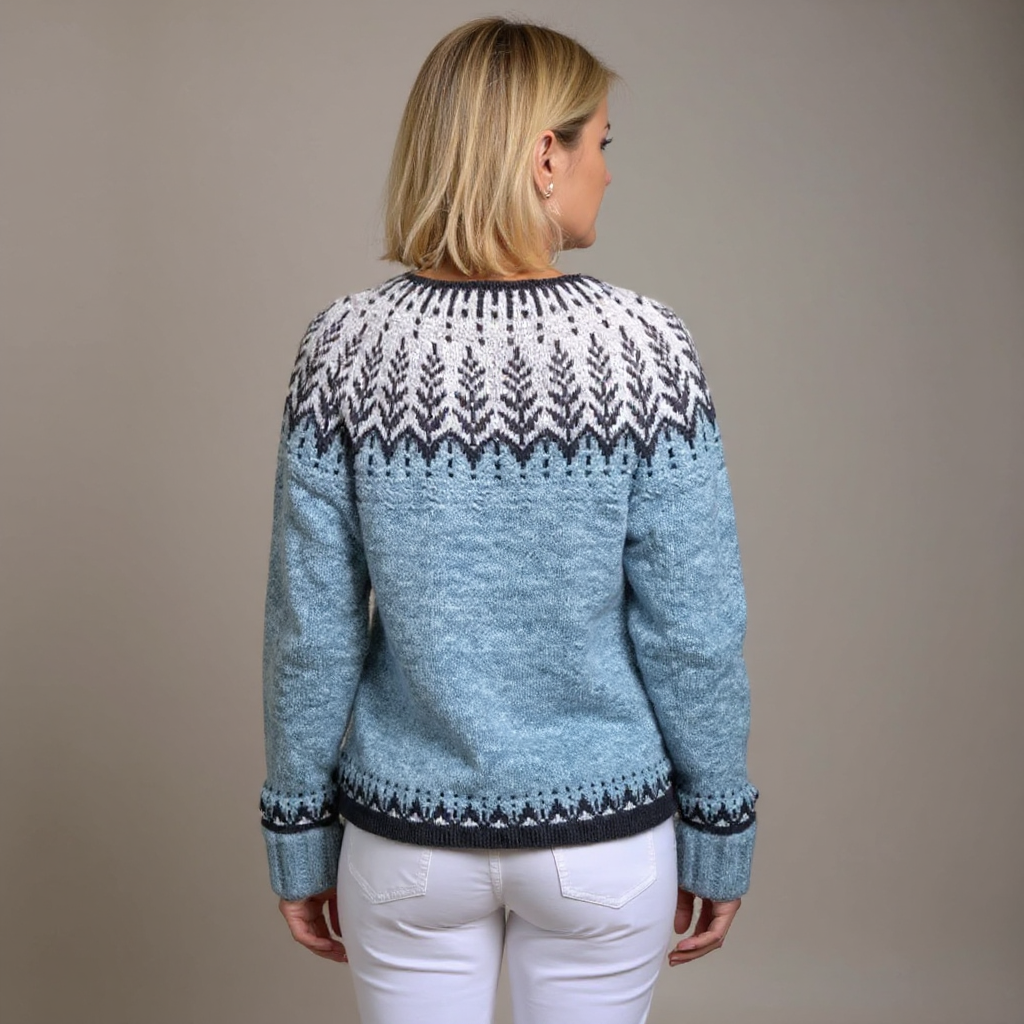 Nancy | Vintage Isländische Strickjacke