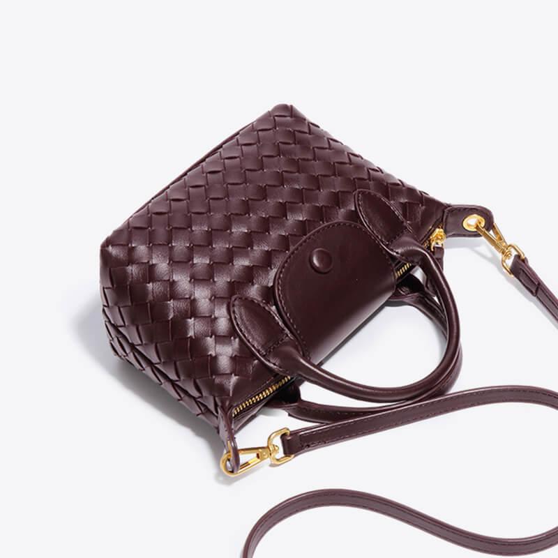 Geflochtene Mini-Tasche Damen – Kompakte Crossbody Bag mit Schulterriemen