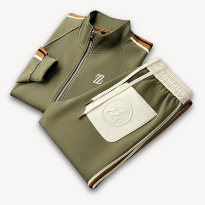 Sahari – Herren Trainingsanzug Zweiteiler mit Reißverschluss & Joggerhose