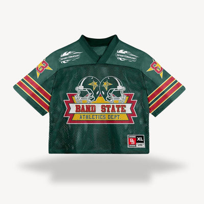 Sahari – Retro-Fußballshirt mit Vintage-Print