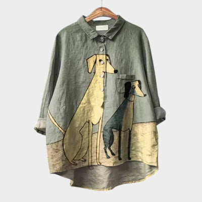 Savanna | Hundeprint-Bluse
