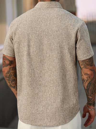 Herren Hemd | Einfarbig & Leicht | Kurzarm & Kentkragen | Sommer