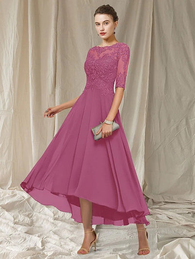 Raffiniertes A-Linien Abendkleid