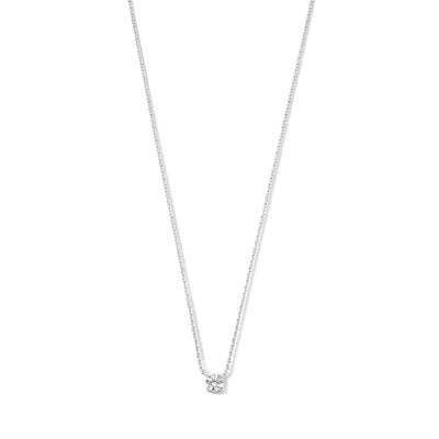 Lisandra® | Moissanit Stein Halskette | Gold