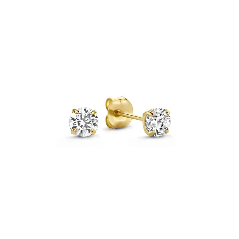 Ottilia® | de Lune Stein-Ohrringe Set Gold