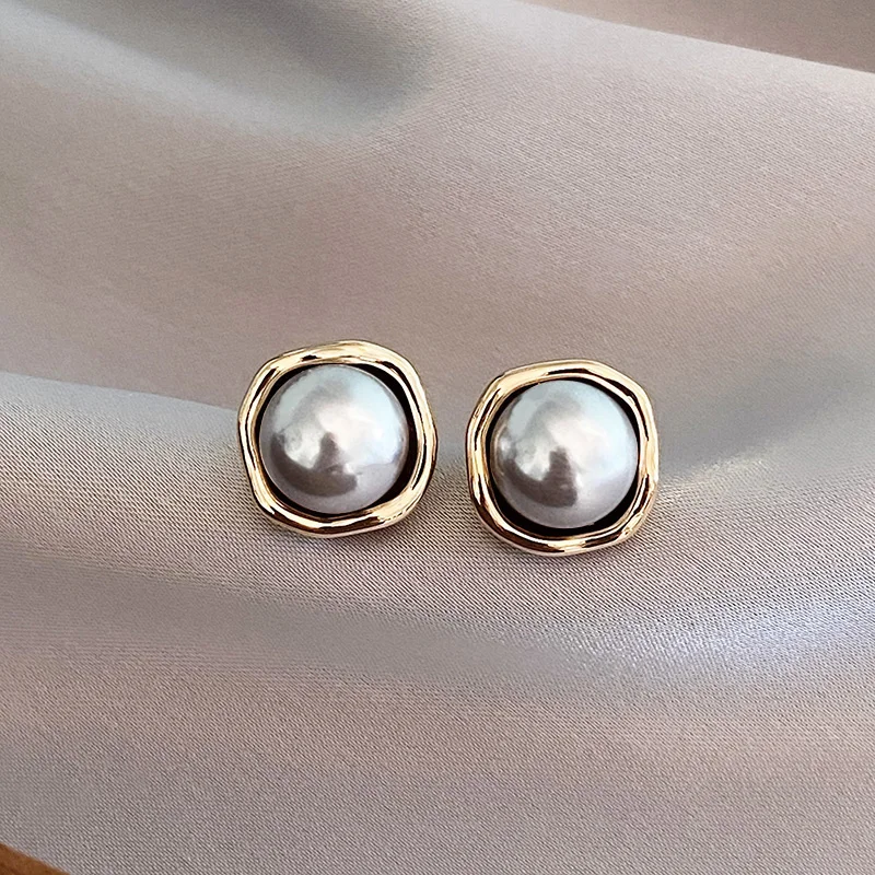 Brigitta® | Elegante Vintage-Perlenohrringe