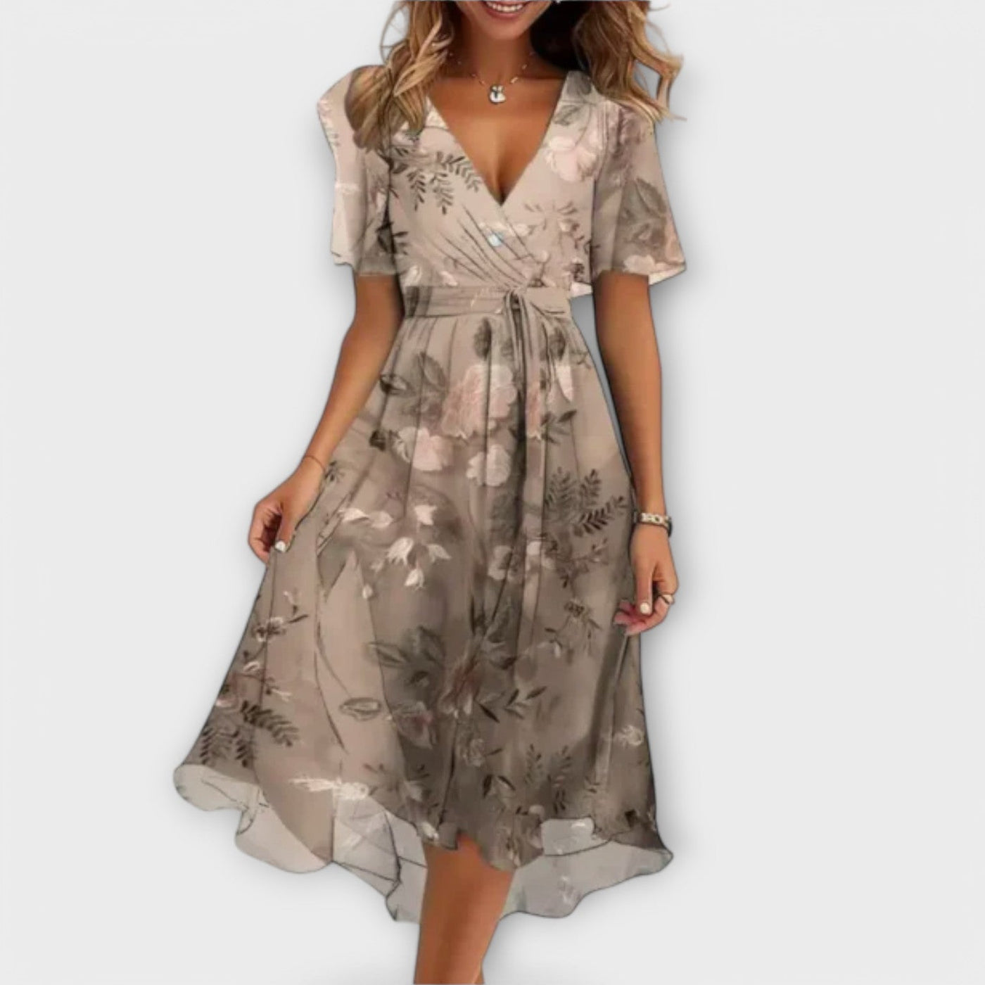 Lorena | Kleid mit V-Ausschnitt