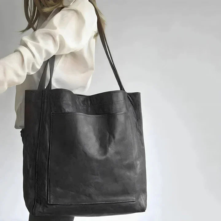 Elsbetha® | Klassische Leder Schultertasche