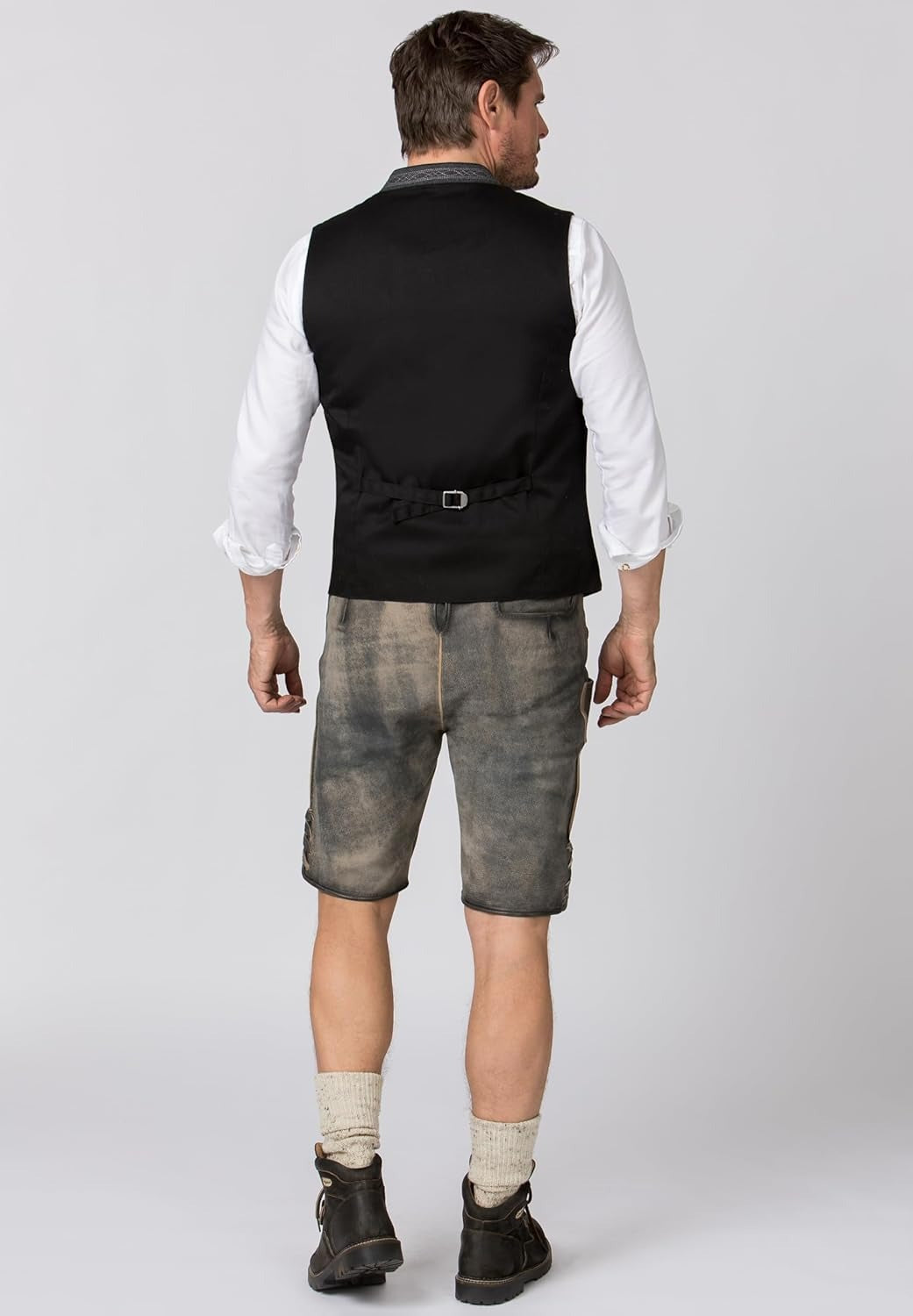 Herren Trachtenhemd | Elegantes Vest mit Stehkragen