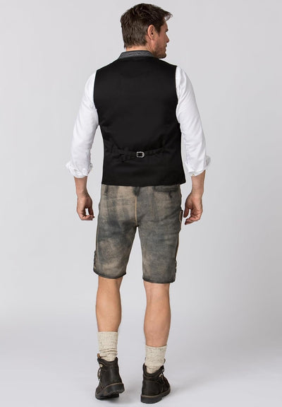 Herren Trachtenhemd | Elegantes Vest mit Stehkragen