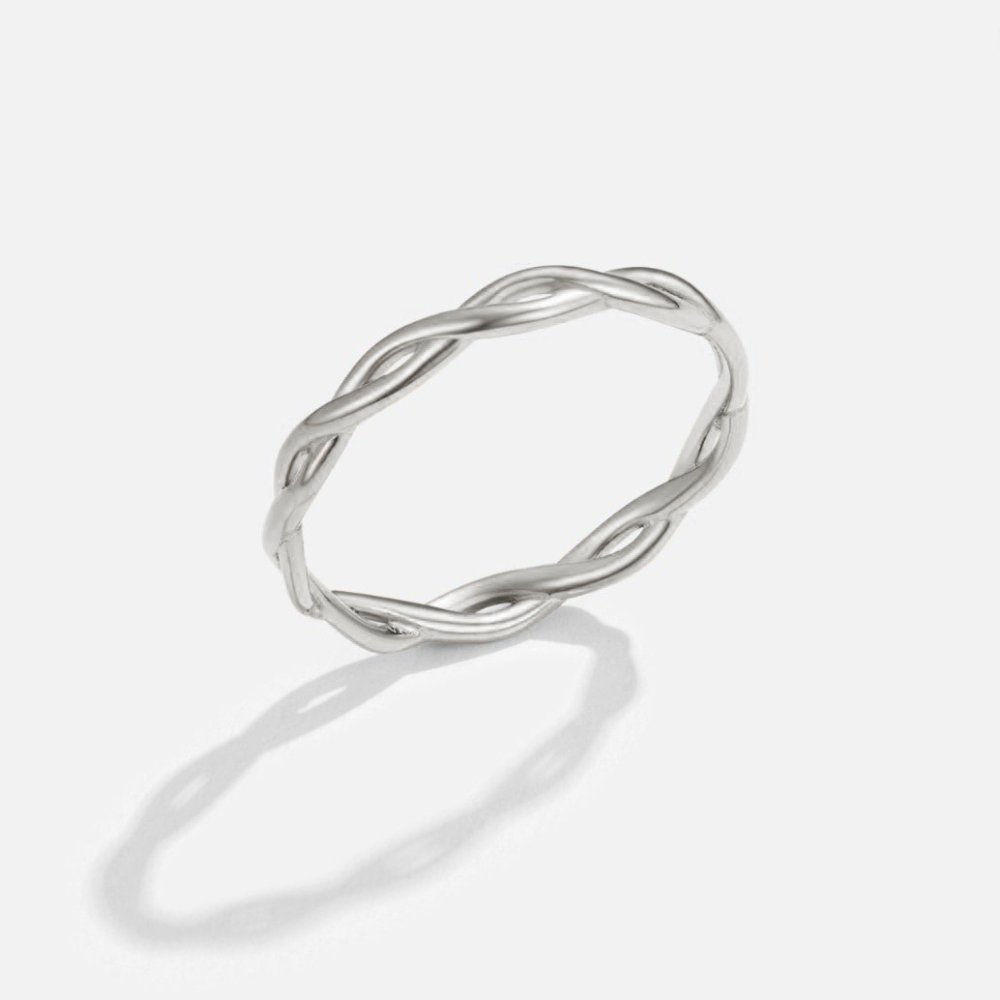 Infinity 18K Silber Dreh-Ring