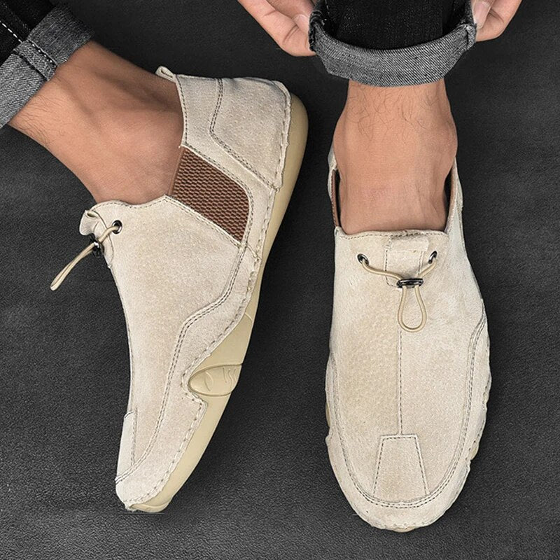 Herren Loafers Aus Glattleder Mit Klassischem Design