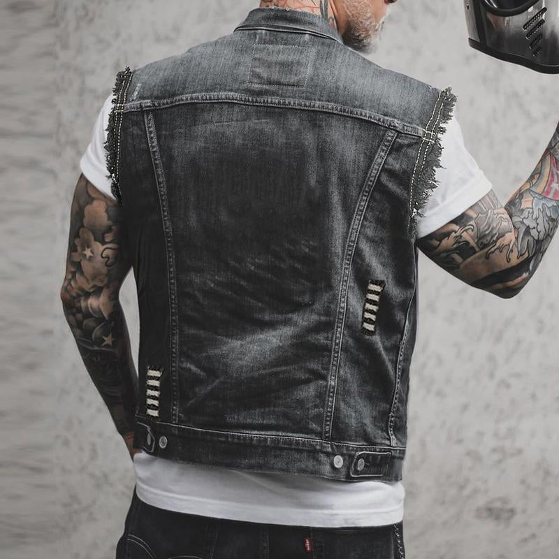 Clifton | Herren Vintage Weste | Ärmellose Freizeitweste mit Taschen