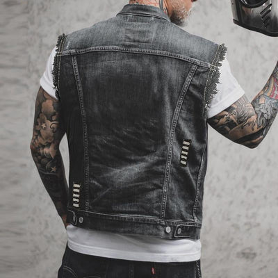 Clifton | Herren Vintage Weste | Ärmellose Freizeitweste mit Taschen