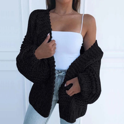 Eleanor - Chunky Strick Relaxed Cardigan