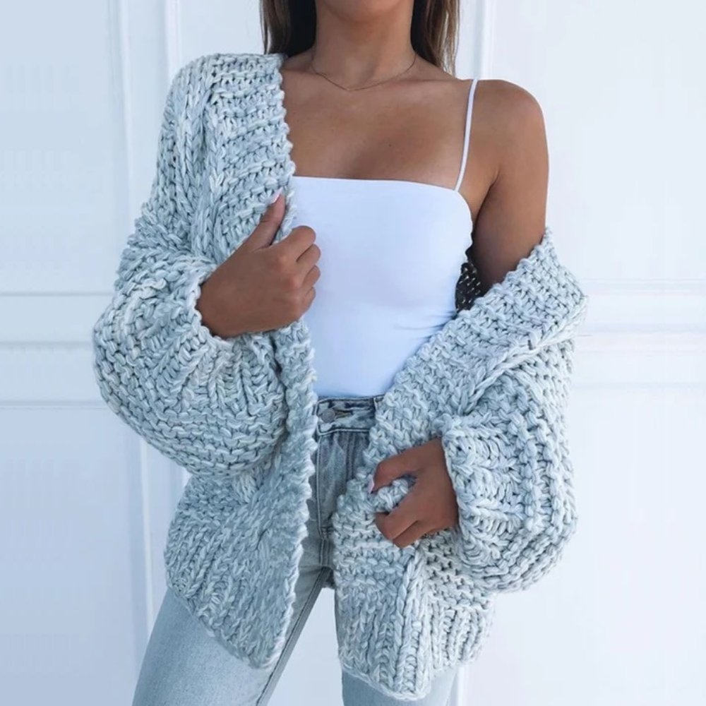 Eleanor - Chunky Strick Relaxed Cardigan