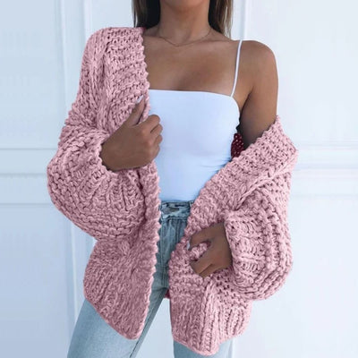 Eleanor - Chunky Strick Relaxed Cardigan