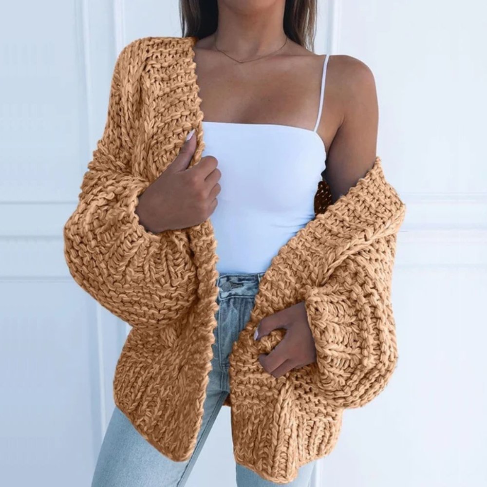 Eleanor - Chunky Strick Relaxed Cardigan