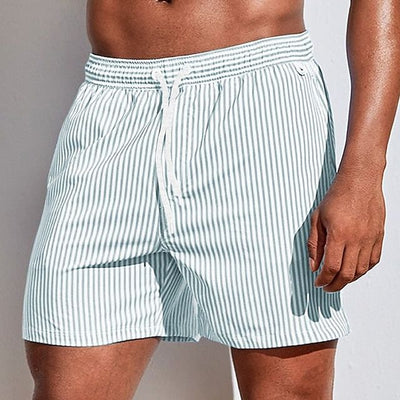 Sahari – Gestreifte Badeshorts im maritimen Stil für Herren