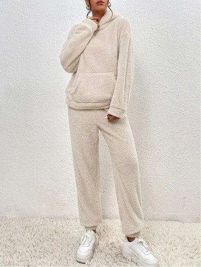 Wilfriede | Damen Teddy-Hausanzug Zweiteilig | Kuschelig & Warm