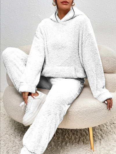 Wilfriede | Damen Teddy-Hausanzug Zweiteilig | Kuschelig & Warm
