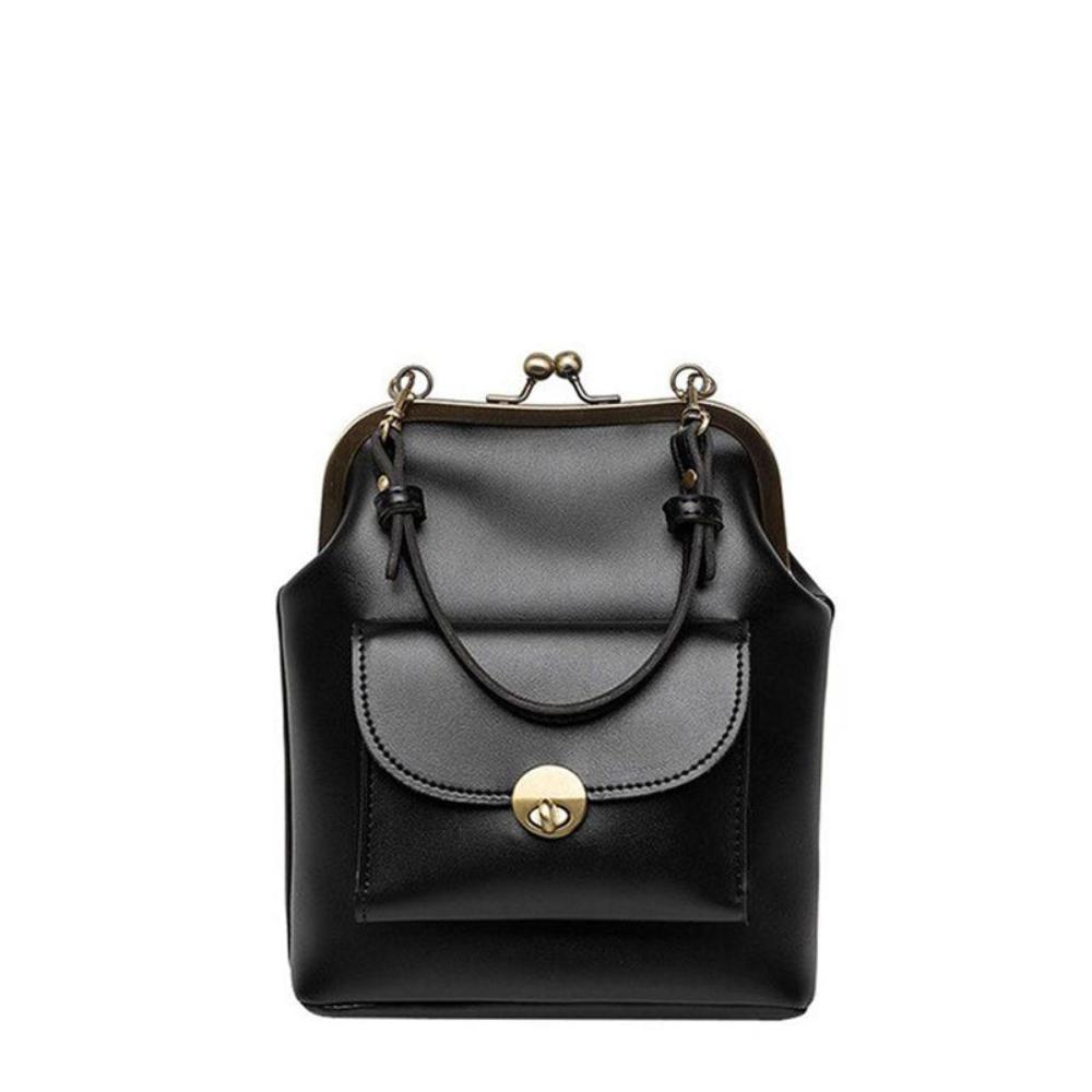 Vintage Kussverschluss Tasche - Retro Chic Essentiell