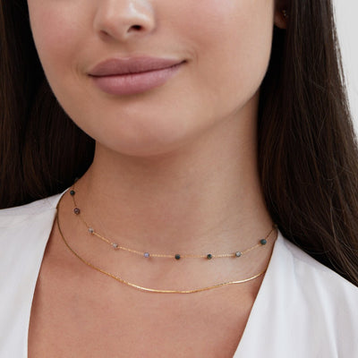 Schichtkette Alana Gold &amp; Stein