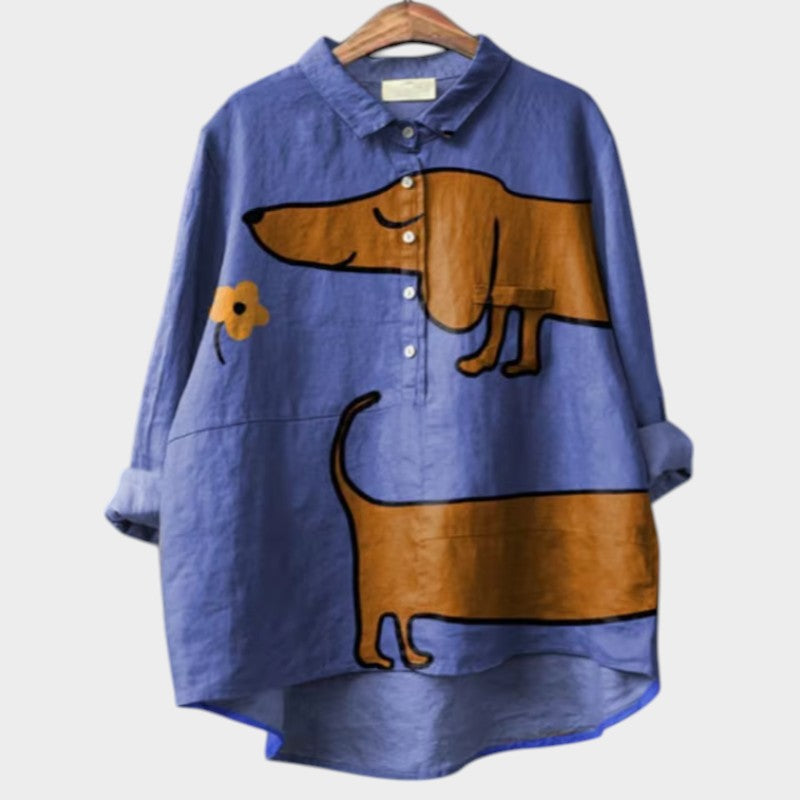 Savanna | Hundeprint-Bluse