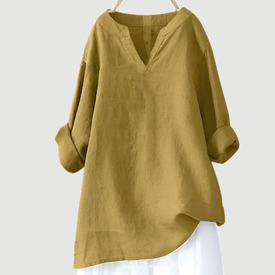 Nora | Bluse aus Naturfaser