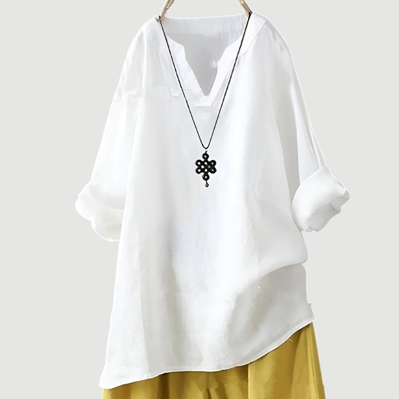 Nora | Bluse aus Naturfaser