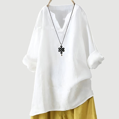 Nora | Bluse aus Naturfaser