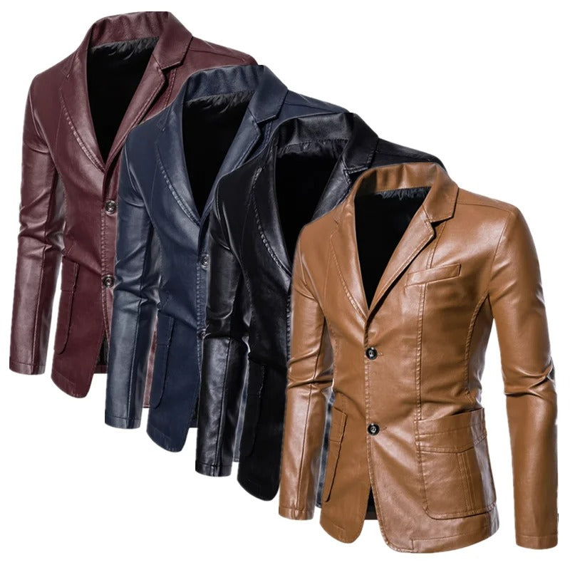 Thaddäus® | Business Casual Lederjacke